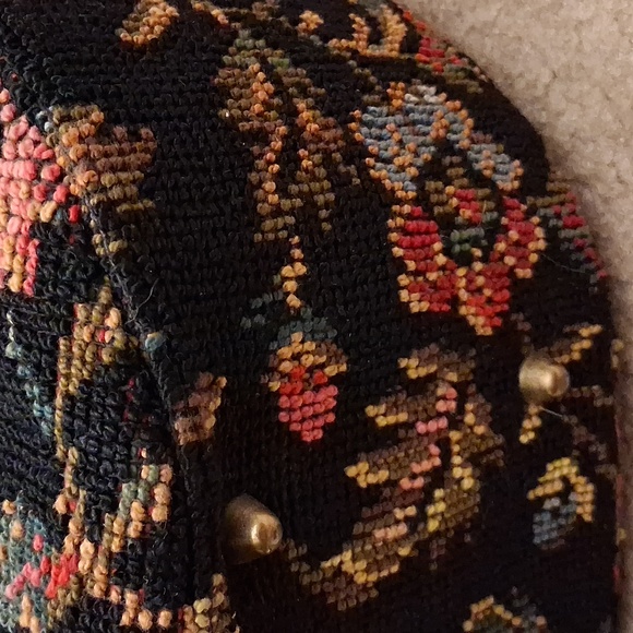 Carpet Handbag - Vintage 50s To 1960 - Picture 9 of 10